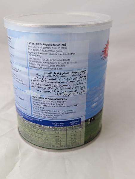 Two Cows Instant Vollmilchpulver Dose 400 g Nettogewicht